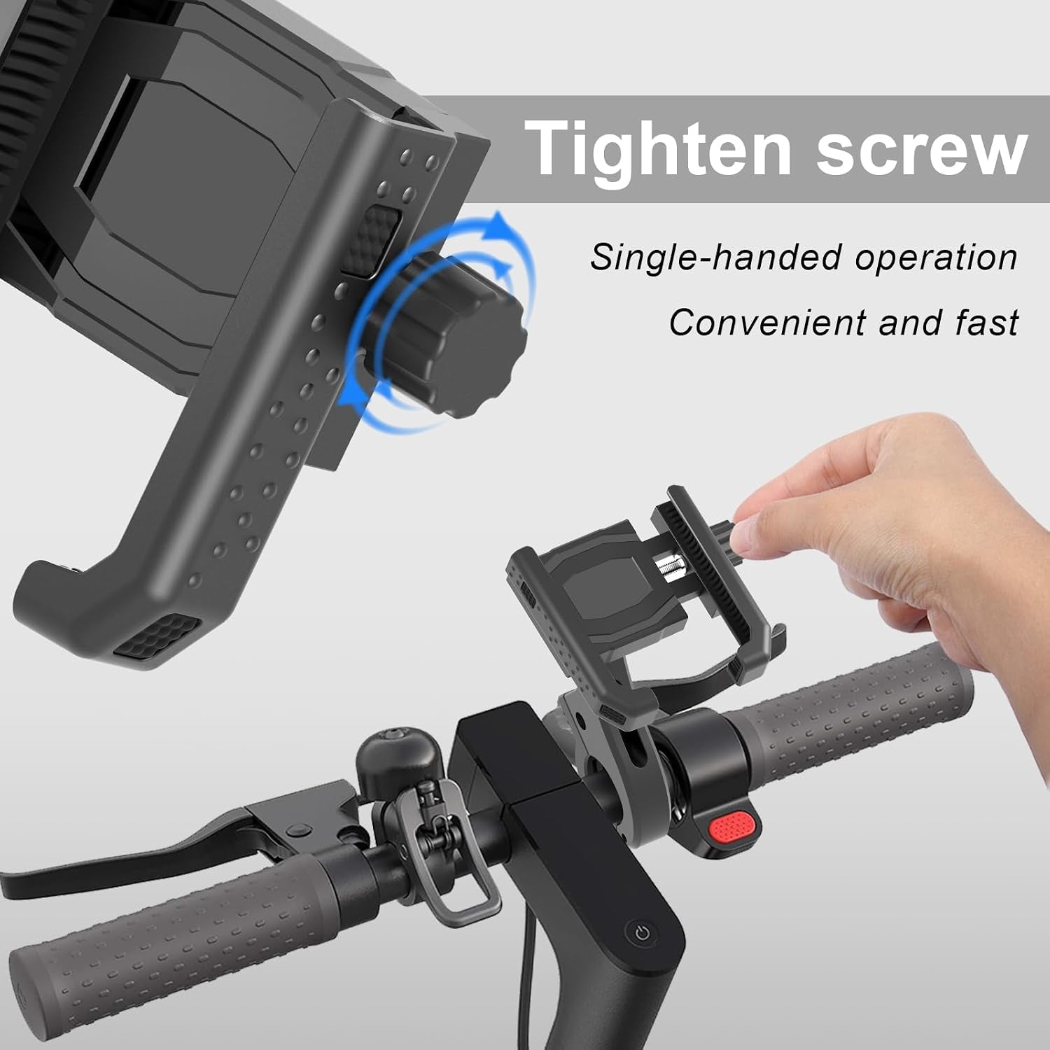 Antivol Trotinette Electrique 36.22 pouces avec Sac Étanche et Support Téléphone - Sécurité Maximale et Praticité