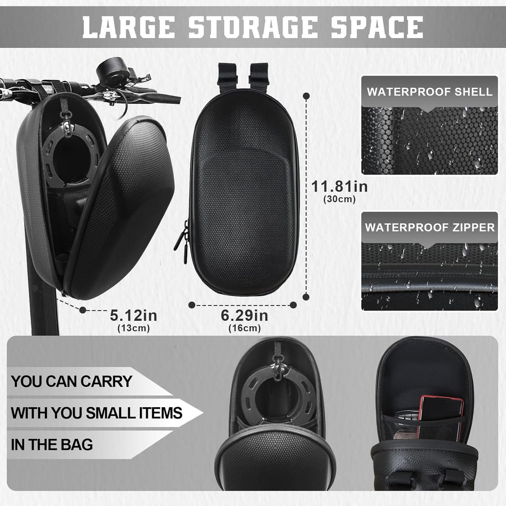 Antivol Trotinette Electrique 36.22 pouces avec Sac Étanche et Support Téléphone - Sécurité Maximale et Praticité